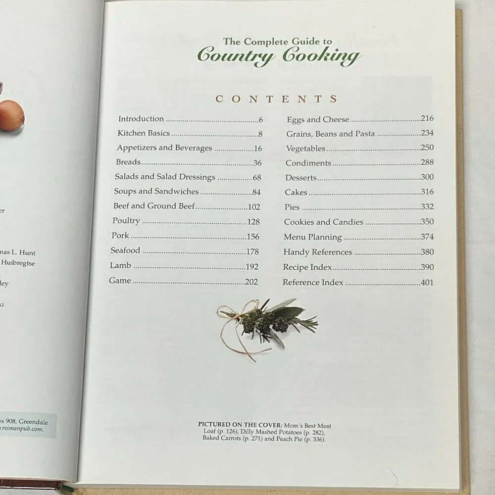 The Complete Guide to Country Cooking Hardback Book 7th Printing (2003) Vintage